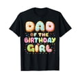 Colorful Donut Design T-Shirt for Proud Dads Celebrating Their Birthday ...