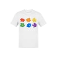 thumbnail image 1 of Colorful Doodle Flower Collection Men's T-shirt, 1 of 3