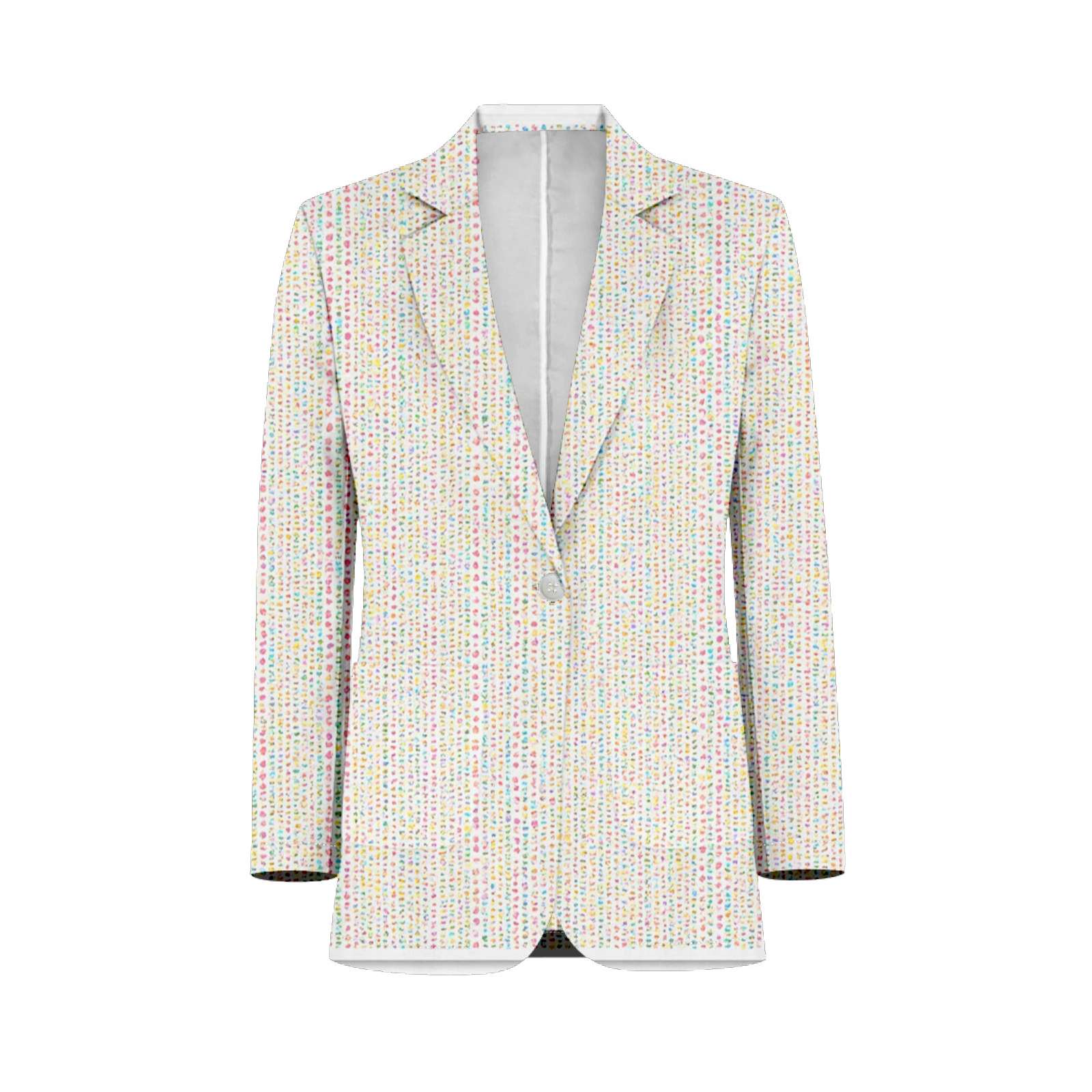 Colorful Dot Pattern Abstract Mens Suits Shawl Collar Slim Fit Suit ...