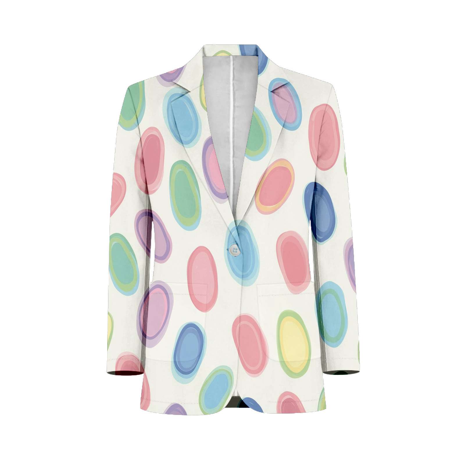Colorful Dot Pattern Fabric Customized Men's Suits full man Shawl ...