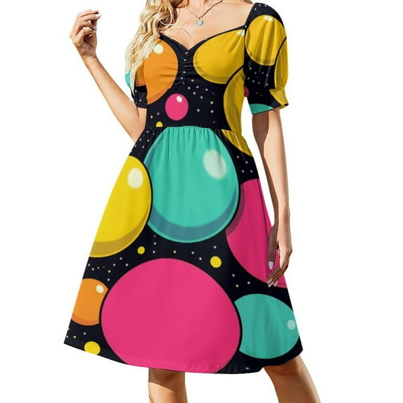 Colorful Dots Dress Elegant Dresses Plus Sizes Dress Summer 2025 Women Long Dress Women Women's Dress
