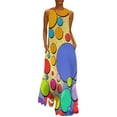 thumbnail image 1 of Colorful Dots Ress Women Elegant Luxury Women's Clothing Summer 2025 Novelties, 1 of 6