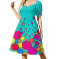 thumbnail image 1 of Colorful Dots Ress Women Elegant Luxury Women's Clothing Summer 2025 Novelties, 1 of 6