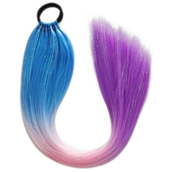 Colorful Dreadlock Braided Hairtie 9 Braids Hair Extension For Music Festival