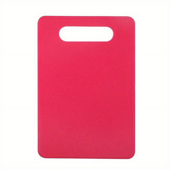 Colorful & Durable Plastic Cutting Board for Fruits/Veggies - Non-Slip, Easy-to-Clean, Lightweight, Hygienic, & Easy Storage
