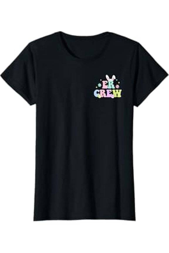 Colorful ER Crew Emergency Department T-Shirt for Nurses - Fun and Playful Design
