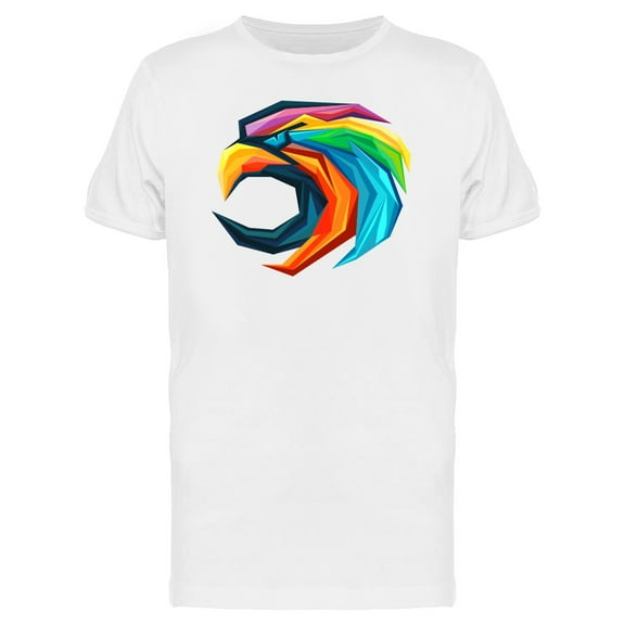 Colorful Eagle Art T-Shirt Men -Image by Shutterstock, Male Small