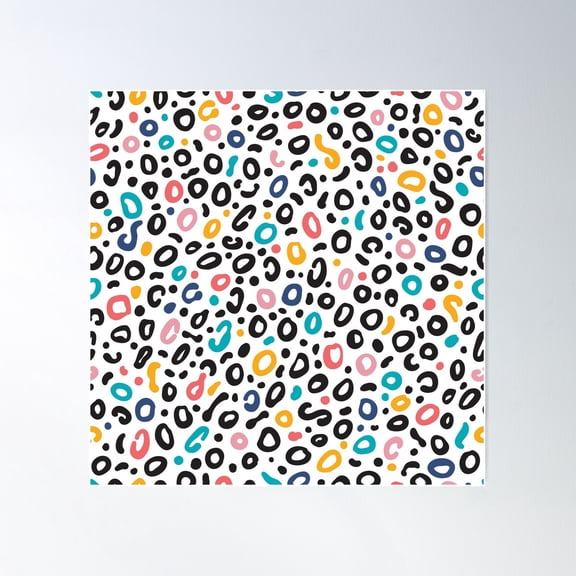 Colorful Eagle Ray Animal Print Poster Wall Art, Modern Wall Decor For Living Room Bedroom, 30x30 UNFRAMED