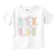 thumbnail image 1 of Colorful Easter Bunny Patterns Youth T Shirt Tee Girls Infant Toddler Brisco Brands 6M, 1 of 4