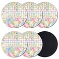 thumbnail image 1 of Colorful Easter Coasters Set of 6, Absorbent Coasters for Drinks, Easter Eggs Botanical Spring Floral Coaster for Desk Coffee Table Protection, Home Decor House Warming Gifts 4", 1 of 8