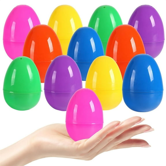 Colorful Easter Eggs Empty,Fillable Easter Eggs,Plastic Party Eggs Toys,Boys Girls Little Toy Presents,for Easter Hunt Basket Stuffers Filling Treats Classroom Prize Supplies 48 Pack 2.3“