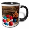 thumbnail image 1 of Colorful Easter eggs 15oz Two-Tone Black Mug mug-257730-9, 1 of 3