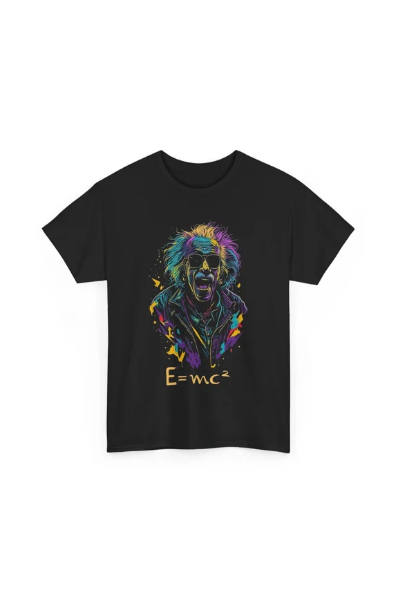 Colorful Einstein, Einstein T-Shirt, Science Lover Shirt, Scientist Gift, STEM