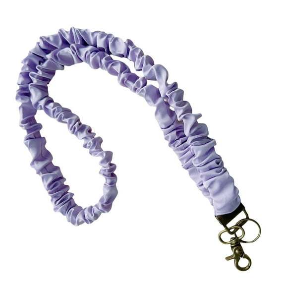 Colorful Elastic Lanyard For Key And Badge Card Holder Elastic Neck Lanyard For Student Teachers Nurses Office Workers