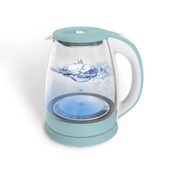 Colorful Electric Kettles 1.8L Rapid Boil Borosilicate Glass Water Boiler