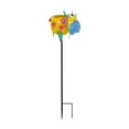 thumbnail image 1 of Colorful Enameled Metal Cow Mini Planter Stake, 1 of 1