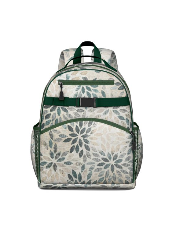 Colorful Ethnic Backpack Boho Chic Students School Bag with Tribal Floral Prints, Durable & Lightweight, Ideal for Daily Use