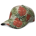 thumbnail image 1 of Colorful Exotic Baseball Cap, Comfortable Fit Washed Dad Hat with Tropical Leaf and Palm Inspired Design, Lightweight Performance Hat for Summer Running and Daily Use, 1 of 8