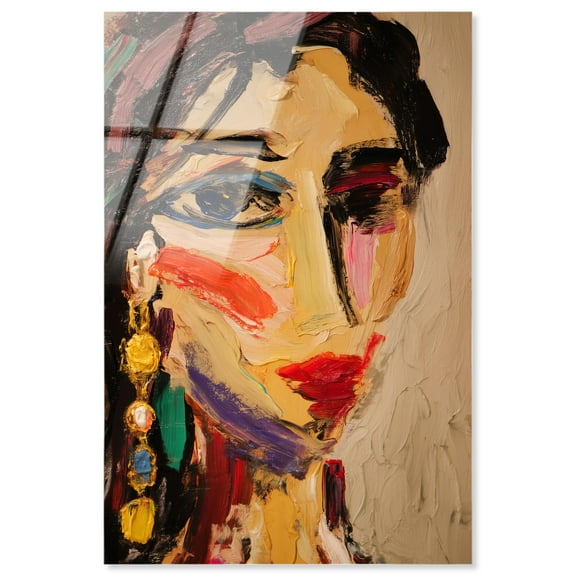 Colorful Expression I Acrylic Portrait Wall Art by Art Remedy, Ready to Hang, 10 x 15