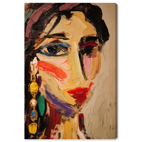 Colorful Expression I Canvas Portrait Wall Art by Art Remedy, Gallery Wrapped, 10 x 15