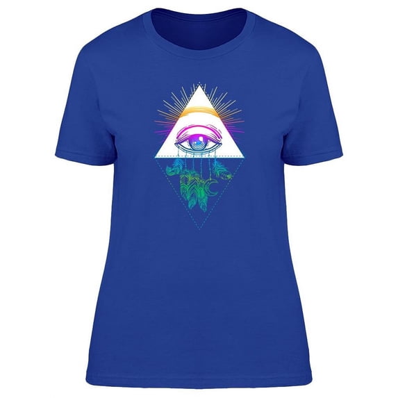 Colorful Eye Dreamcatcher T-Shirt Women -Image by Shutterstock, Female x-Large