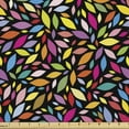 thumbnail image 1 of Ambesonne Colorful Fabric by the Yard Upholstery, Abstract Petals Floral, 1 Yard, Multicolor, 1 of 5