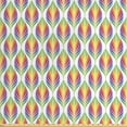 thumbnail image 1 of Ambesonne Colorful Fabric by the Yard Upholstery, Rainbow Leaf Motifs Art, 2 Yards, Multicolor, 1 of 4