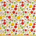 thumbnail image 1 of Colorful Fabric by the Yard Upholstery, Abstract Circles and Snowflake Pattern with Vibrant Colors Geometric Composition, Decorative Fabric for DIY and Home Accents, Multicolor by Ambesonne, 1 of 4