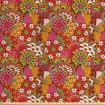 thumbnail image 1 of Ambesonne Colorful Fabric by the Yard Upholstery, Floral Vibrant Art, 10 Yards, Multicolor, 1 of 4