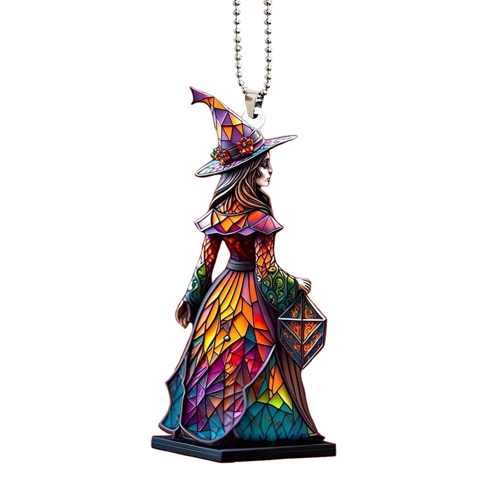 Colorful Fairy Fairies Painted Colorful Acrylic Fairy Christmas tree Ornament, Fairy Ornaments