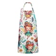 thumbnail image 1 of Colorful Fairy Princess Pattern Apron-Garden Aprons for Women with Pockets-Cotton Linen Waterproof Kitchen Cooking Gardening Aprons Adjustable for Kitchen,Cooking,BBQ and Salon 33x27 Inch, 1 of 7