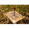thumbnail image 1 of Linens Art And Things Thanksgiving, Autumn, 23-Inch Round Fall Maple Leaf Polyester Doily, 1 of 5