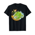 thumbnail image 1 of Colorful Fantasy Map T-Shirt Featuring Neverland Design for Adventure Lovers, 1 of 5
