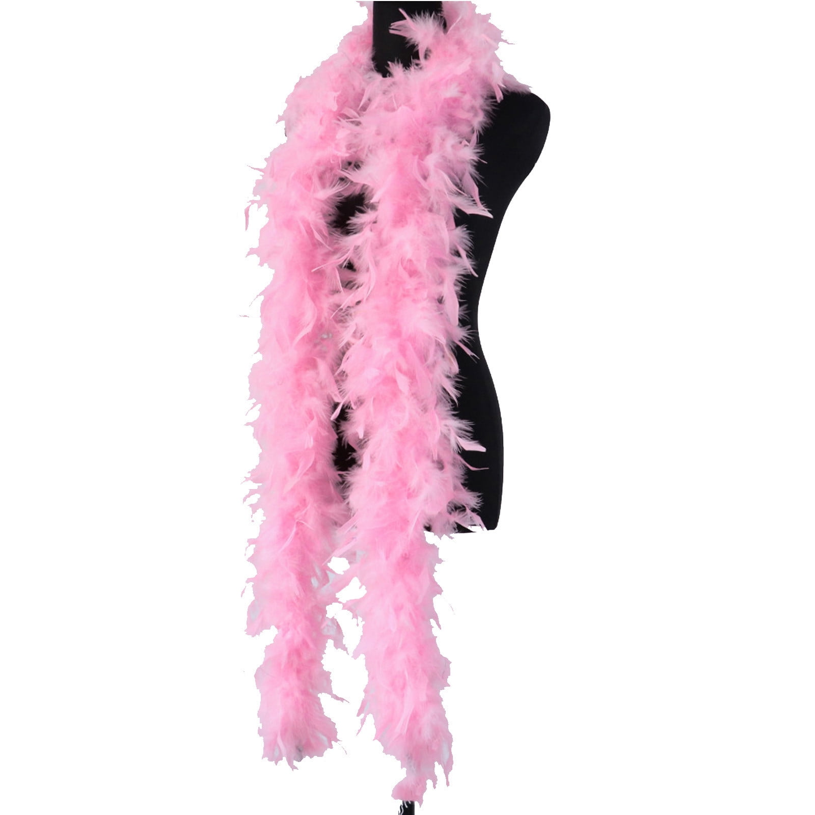 Colorful Feather Boas, 2 Yards Turkey Feathers Boa Chandelle Feather ...