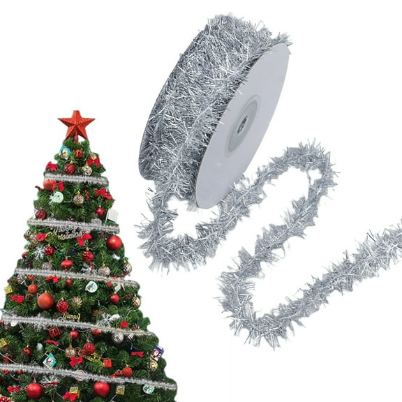 Colorful Festival Decorations Gold And Silver Metal Wire Colored Strips Metal Wire Wool Strips Scallion Flower Rings Ribbons, 9m Metallic Wire Ribbon, Festival Party Decoration Strips