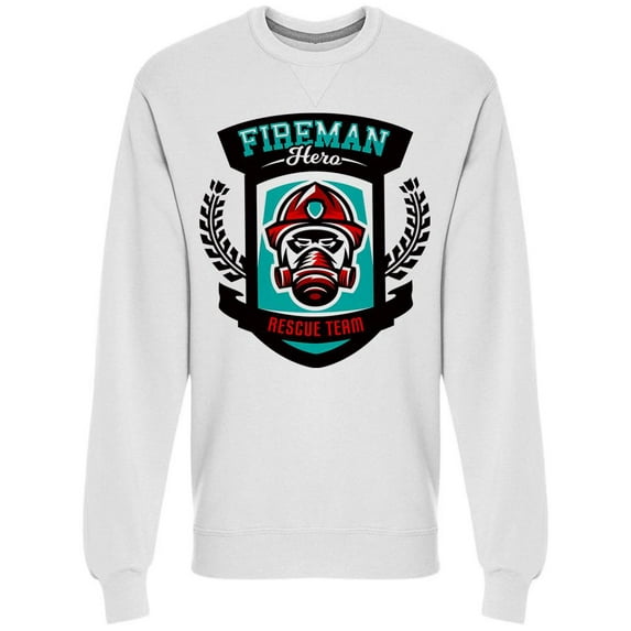 Colorful , Fireman Sweatshirt Men -Image by Shutterstock, Male x-Large