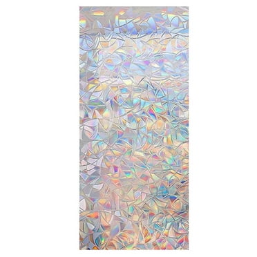 Colorful Fish Scale Pattern Static Window Sticker: Brighten Your Space!
