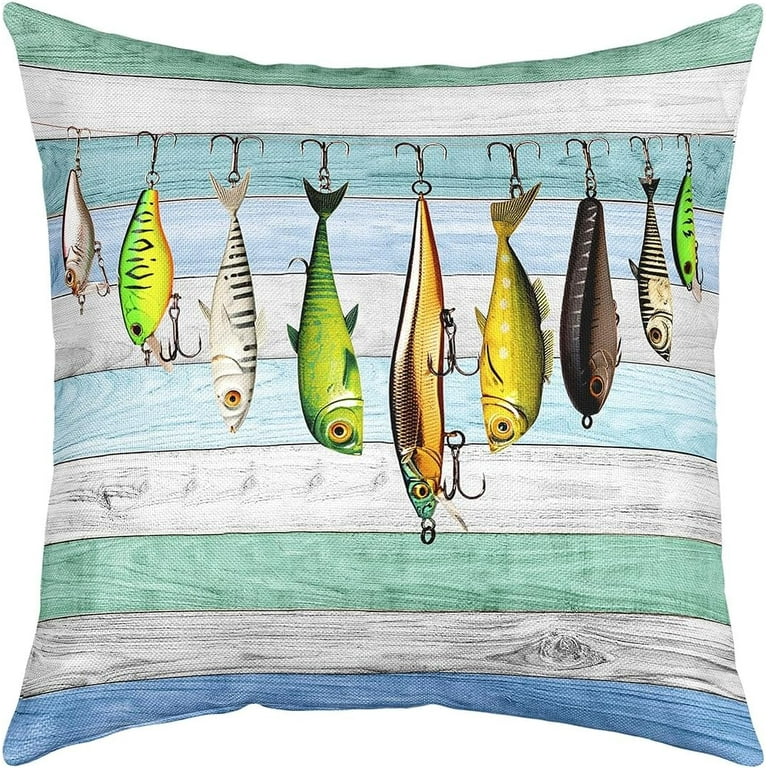 Fish pillow covers clearance