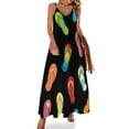 thumbnail image 1 of Colorful Flip Flops Sleeveless Dress Loose Women's Dress Dresses Luxury Evening Dresses, 1 of 9