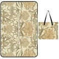 thumbnail image 1 of Colorful Floral Bohemia Outdoor Picnic Blanket, Foldable Waterproof Beach Mat, Portable Beach Blanket for Beach Camping, Hiking, Family Concerts, 1 of 8