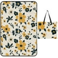 thumbnail image 1 of Colorful Floral Bohemia Picnic Blanket Waterproof Outdoor Beach Blanket Hand-held Pad Suitable for Travel, Camping, Beach, Family Gatherings, 1 of 8
