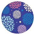 thumbnail image 1 of Colorful Floral Dots Pattern Round Fitted Tablecloth with Elastic Edge,Dining Table Cover Waterproof,Outdoor Round Tablecloth for Camping,Dining,Indoor and Outdoor, 1 of 7