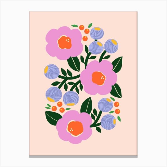 Colorful Floral Greeting Card – Vibrant Flower Design with Envelope – Perfect for Birthdays, Thank You, or Any Occasion