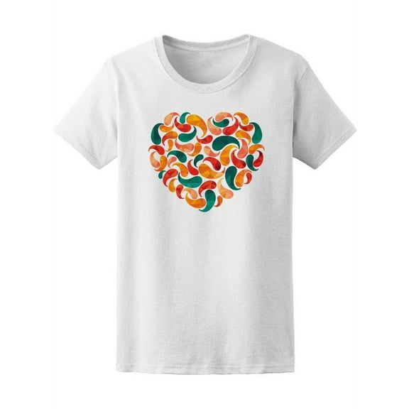 Colorful Floral Heart Tee Women's -Image by Shutterstock