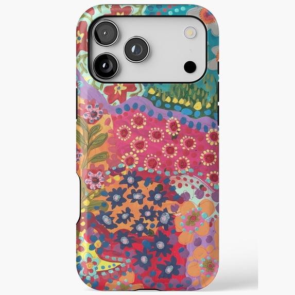 Colorful Floral Painting Impressionist Textured Summer Bloom Case for ...