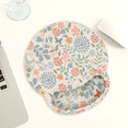 thumbnail image 1 of Colorful Floral Pattern Mouse Pad Wrist Support,Ergonomic Mouse Pad with Wrist Rest,Smooth Surface and Non - Slip PU Base for Pain Relief, Laptop, Office & Home, 1 of 9
