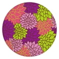 thumbnail image 1 of Colorful Floral Printed Boho Tablecloth with Elastic Edge, Fits Round Tables 52-56 Inches for Indoor and Outdoor Use, 1 of 7