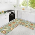 thumbnail image 1 of Colorful Floral Rug for Kitchen Mats for Floor 2 Piece, Anti Fatigue Floor Mat for Kitchen, Kitchen Floor Mats for in Front of Sink and Boho Kitchen Matt for Standing for Kitchen Decor 17"X30"+17"X47", 1 of 6