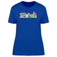 thumbnail image 1 of Colorful Floral Spring Season T-Shirt Women -Image by Shutterstock, Female Large, 1 of 2