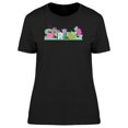thumbnail image 1 of Colorful Floral Spring Season T-Shirt Women -Image by Shutterstock, Female x-Large, 1 of 2